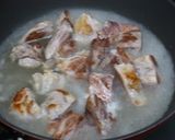 豚すね肉と玉ねぎの白ワイン煮込み作り方3写真