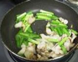 中華風ニラ玉温麺作り方3写真