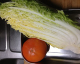 柿と白菜のマヨネーズ和え作り方1写真