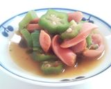 ウィンナー＆オクラのカレー風煮びたし作り方3写真