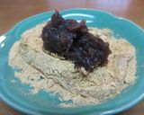 レンジですぐ！きなこ餅　あんこ添え作り方3写真