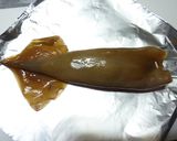 イカ沖漬けのホイル焼き作り方4写真