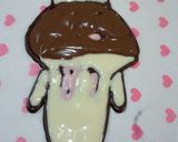 簡単キャラデコケーキ☆なめこ（＾0＾）/作り方5写真