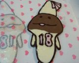簡単キャラデコケーキ☆なめこ（＾0＾）/作り方6写真