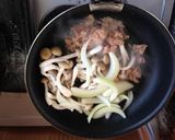 ツナとキノコのパスタ温玉乗せ作り方1写真