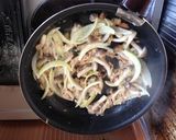 ツナとキノコのパスタ温玉乗せ作り方2写真