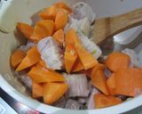 人参と豚バラ肉のネギねぎ煮作り方4写真