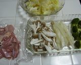 簡単♪ヘルシー＊白菜と鶏のクリーム煮＊作り方1写真