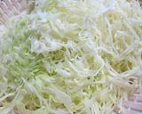 豚肉とキャベツの千切り合わせ盛り作り方1写真