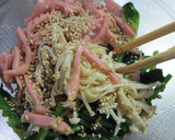 ほうれん草・えのき茸と魚肉ソの胡麻絡め作り方4写真