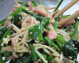 ほうれん草・えのき茸と魚肉ソの胡麻絡め作り方5写真