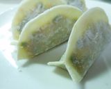 たっぷり野菜の簡単ヒダなし羽根つき餃子♪作り方5写真