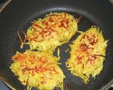 千切りサツマイモのチーズ包み焼き作り方6写真