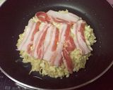 焼きそば麺入りもちもちお好み焼き♪作り方4写真
