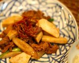 牛肉と里芋の炒め物作り方5写真
