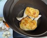 骨付きもも肉にんにく焼き蒸し作り方2写真