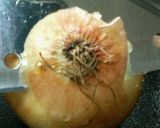 我流　玉葱の皮剥き作り方3写真