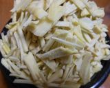 生姜・椎茸・昆布・サツマイモの茎で…佃煮作り方1写真