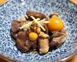レバーと玉紐の醤油煮作り方9写真