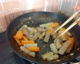 お腹のお掃除にも。こんにゃくの味噌炒り煮作り方5写真
