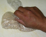 サツマイモと豚挽き肉の甘辛煮作り方1写真
