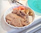 オ-ブンで焼く！クリスマスペッパ-チキン作り方4写真