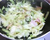 ✿たっぷりキャベツとハムの和風パスタ✿作り方3写真
