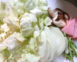 ハム入り野菜炒め作り方1写真