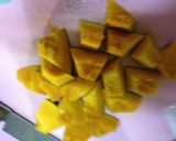 簡単‼おいしい‼肉カボチャ作り方1写真