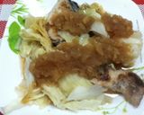 さわらの塩麹漬け蒸し焼きキャベツ添え作り方4写真