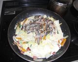魚嫌いも食べた!クリームパスタ風うどん作り方7写真
