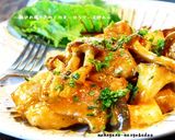 ■豚ひれ肉ときのこのオーロラソース炒め■作り方8写真