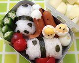 年長さんのお弁当（パンダ）作り方3写真