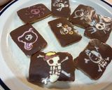 簡単☆ワンピースキャラチョコの海賊旗♪♪作り方6写真