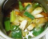 大和ねぎとビントロ鮪のねぎま鍋作り方4写真