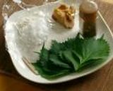 お酒がすすんで仕方ない、山形名物「しそ巻き」作り方1写真