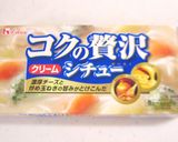 鶏モモと春菊のクリームスープパスタ作り方3写真