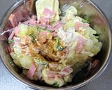 ハムたっぷりの(ﾟДﾟ)ｳﾏｰなポテサラ作り方5写真