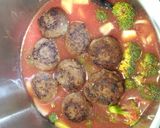 トマトベースの煮込みハンバーグ作り方5写真