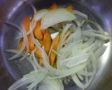 ＊麺の力＊～ハム・レタス・玉葱の中華そば作り方4写真