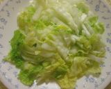 粉少な目ヘルシー＆節約！白菜のお好み焼き作り方1写真
