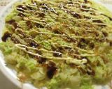 粉少な目ヘルシー＆節約！白菜のお好み焼き作り方4写真