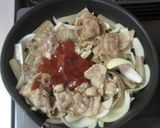 韓国 豚バラとごぼうのコチュジャン炒め作り方9写真