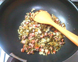＊簡単＊コク深♪高菜のオイマヨ炒飯作り方2写真