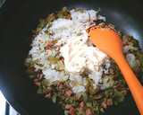 ＊簡単＊コク深♪高菜のオイマヨ炒飯作り方3写真