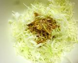 ＊麺の力＊　～せん切りキャベツの中華そば作り方2写真