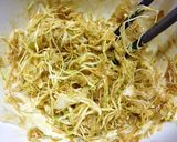 ＊麺の力＊　～せん切りキャベツの中華そば作り方3写真