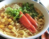 ＊麺の力＊　～せん切りキャベツの中華そば作り方6写真