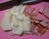 ケチャップでナポリタン作り方1写真