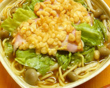サクサク揚げ玉ハムカツのせ中華そば作り方5写真